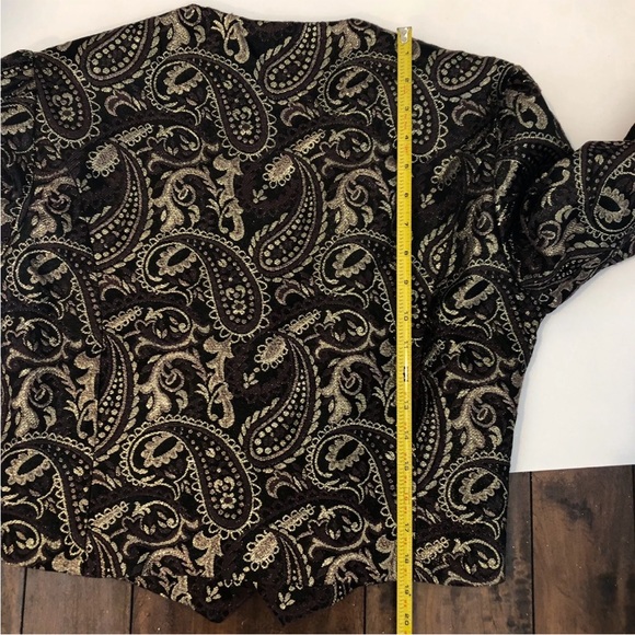 Western Pleasure Show Horse Showmanship Womens Jacket Paisley Short Blazer READ* - Picture 9 of 9